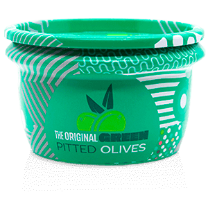 The Coolives green pitted olives